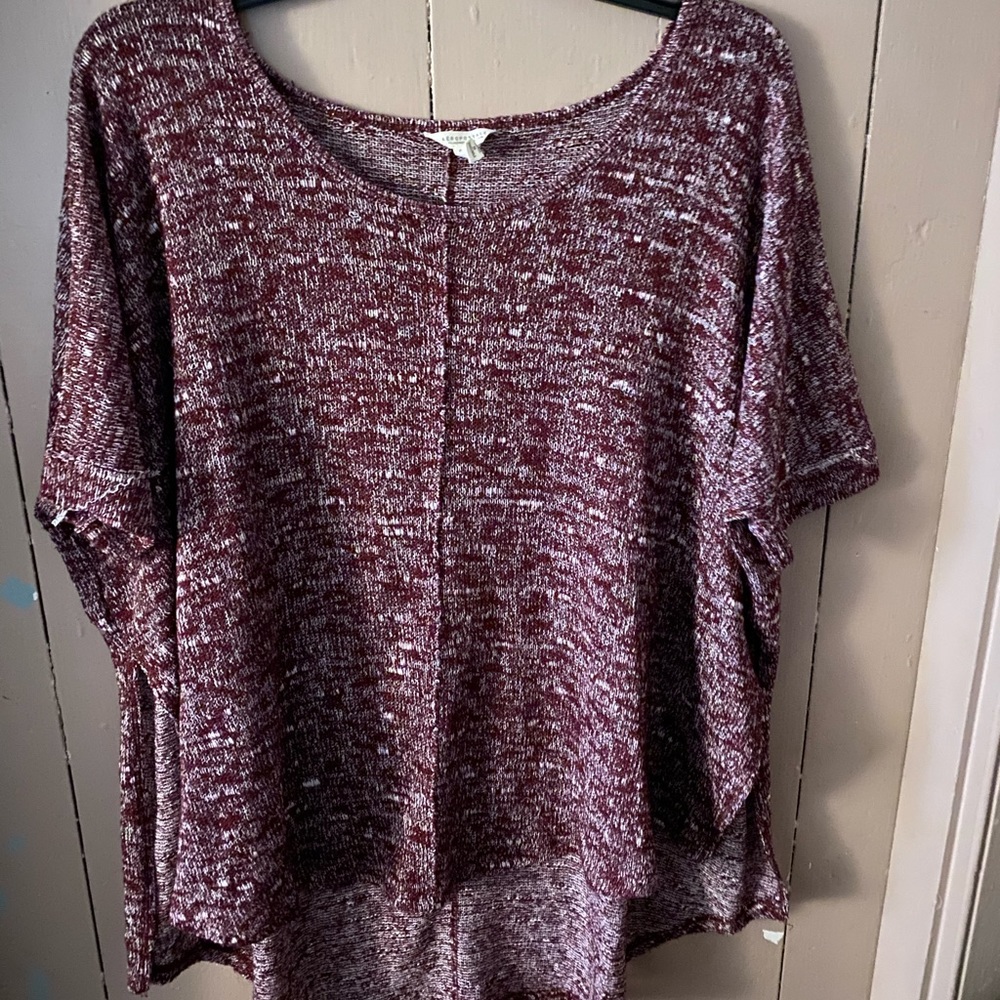 Women’s Aeropostale Maroon Speckled Sweater Top